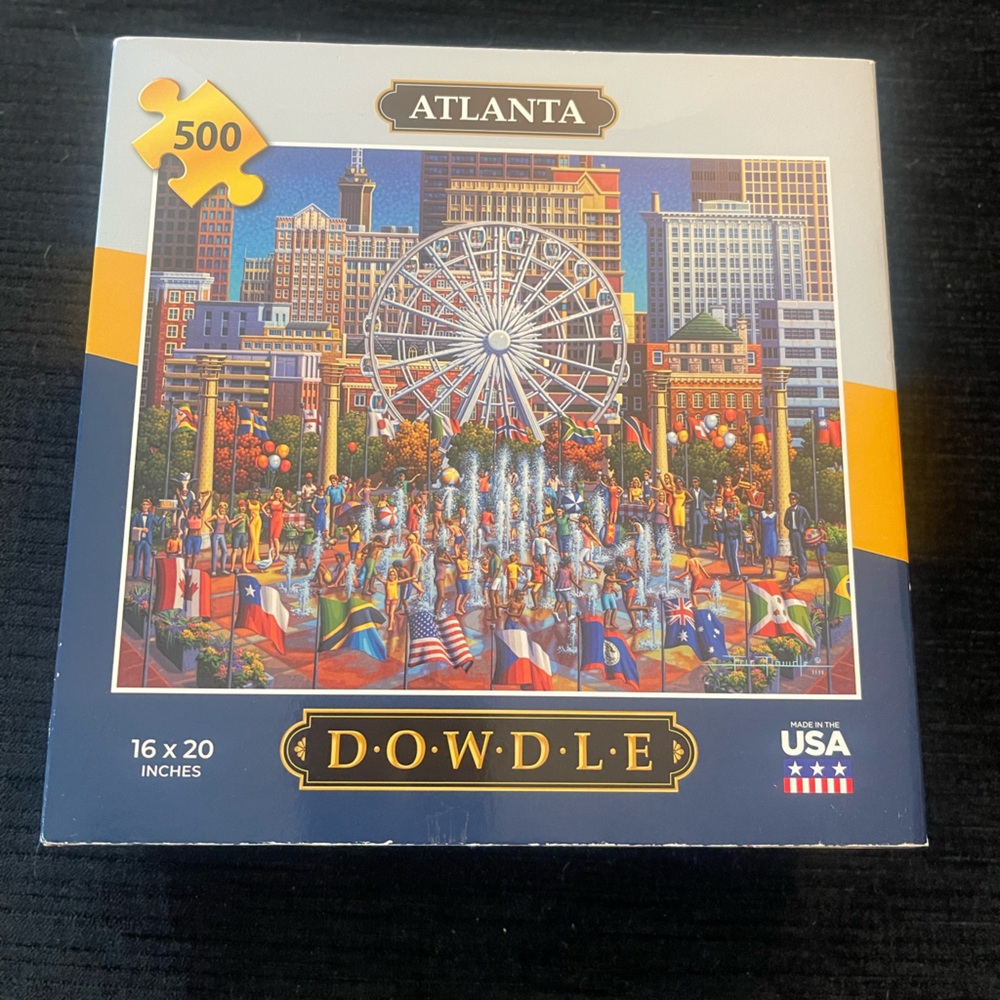 Atlanta 500-Piece Jigsaw Puzzle - Colorful Multi
